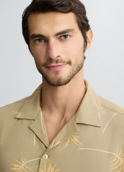 Camicia in lino e cotone