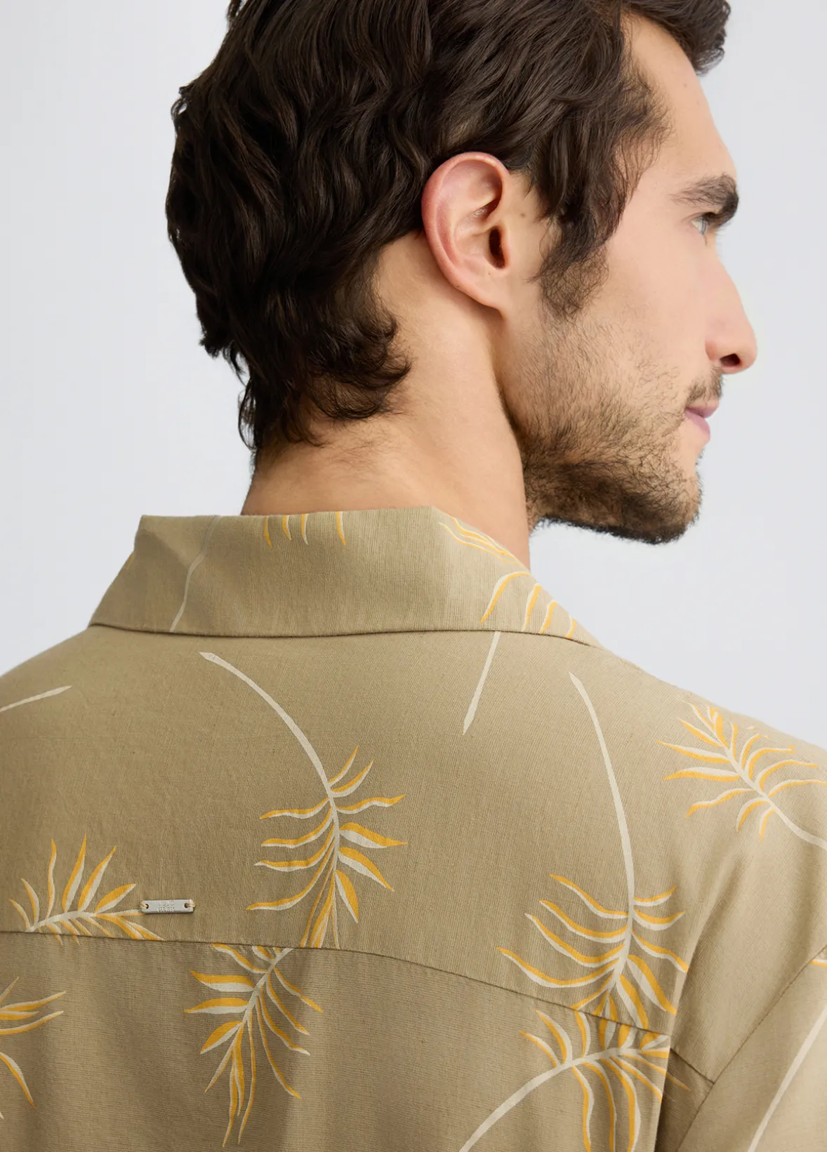 Camicia in lino e cotone