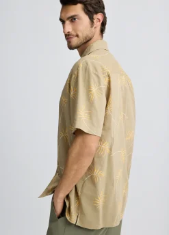 Camicia in lino e cotone