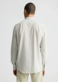 Camicia in lino e cotone