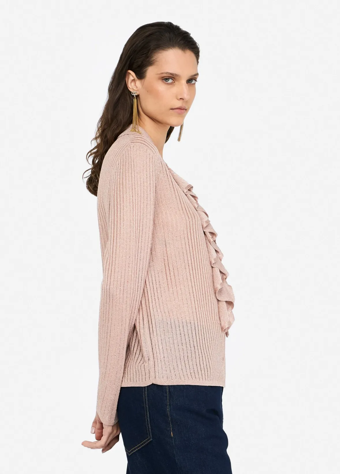 Camicia in maglia lurex®