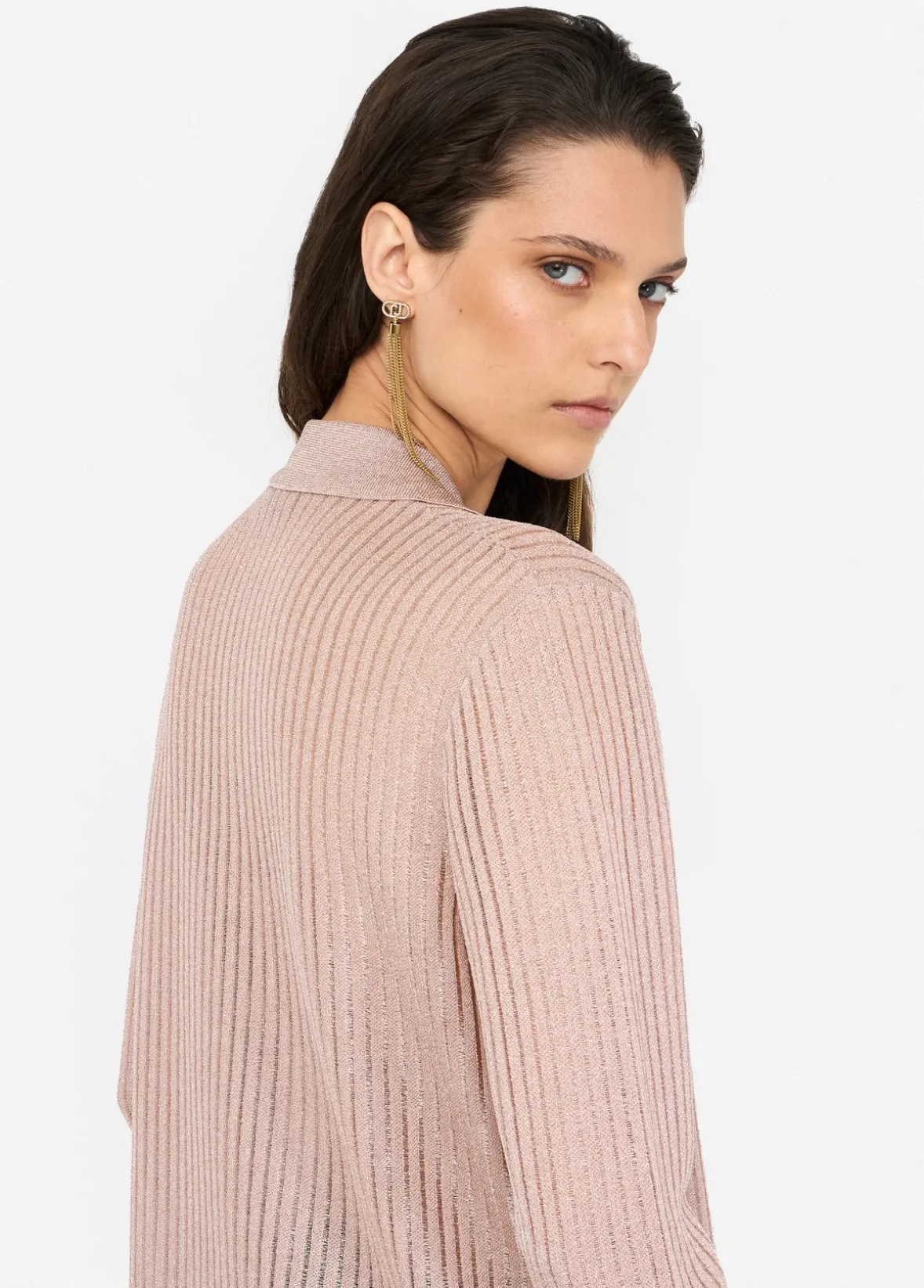 Camicia in maglia lurex®