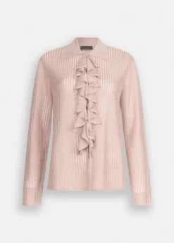 Camicia in maglia lurex®