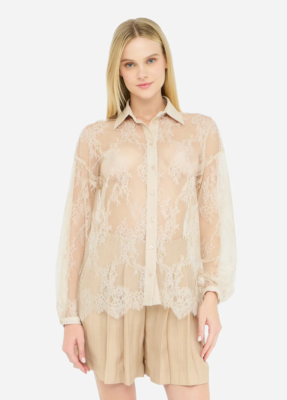 Camicia in pizzo