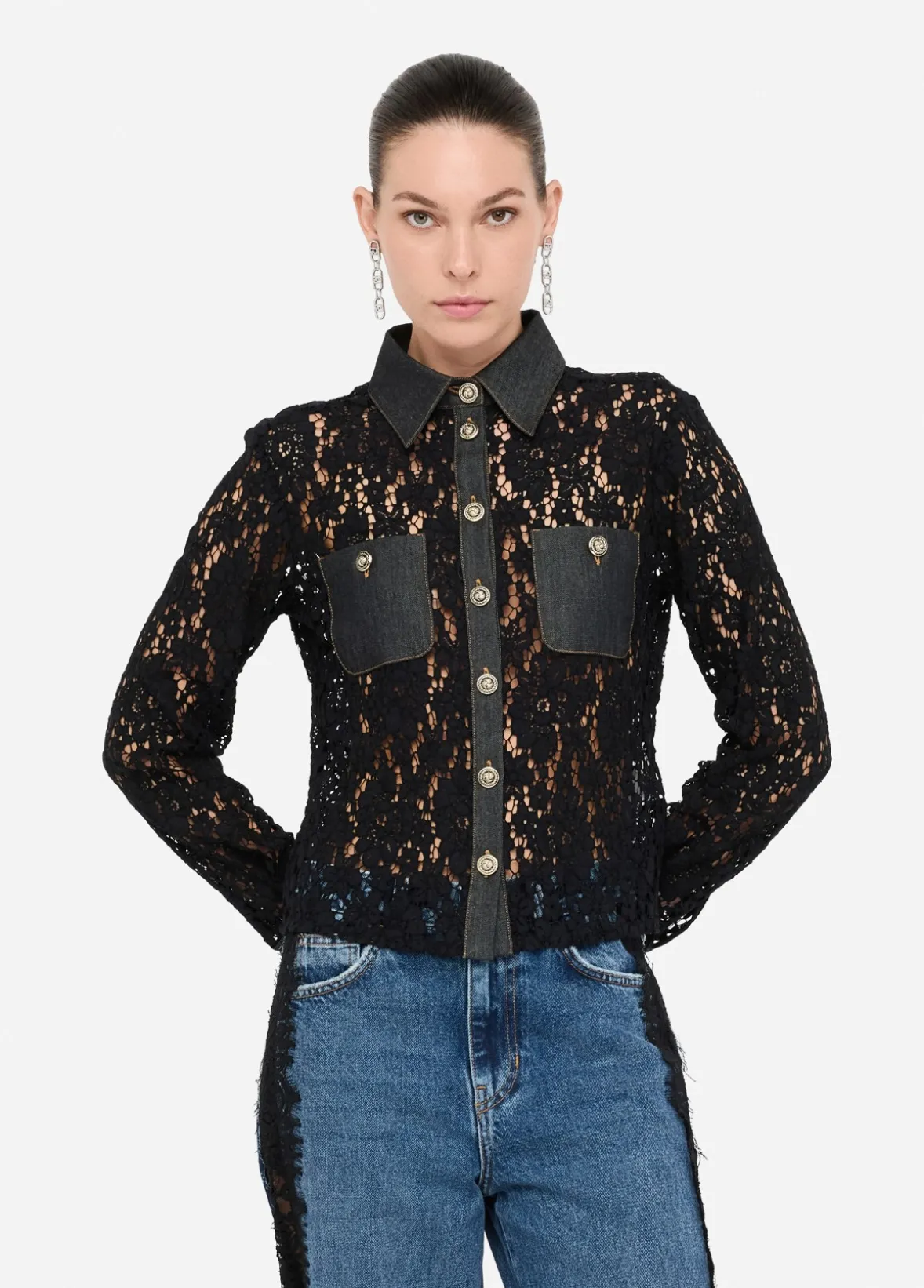Camicia in pizzo