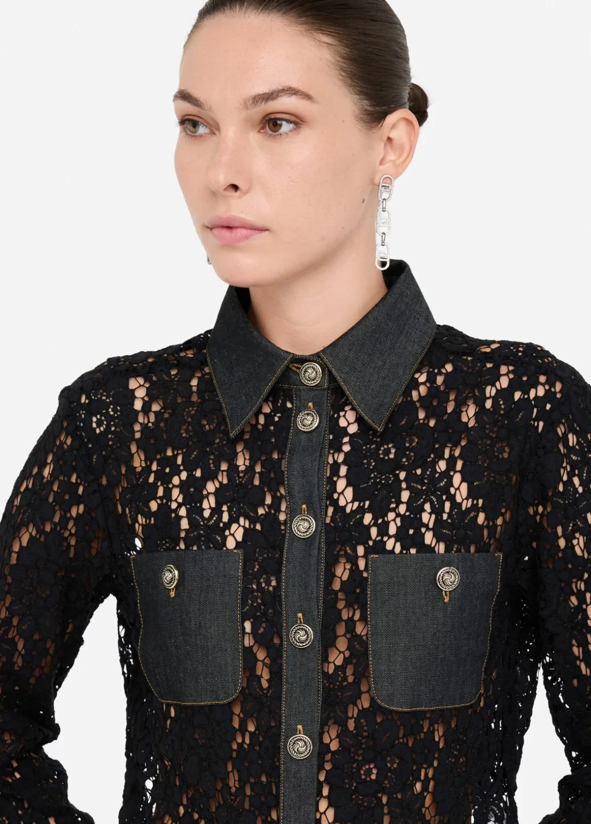 Camicia in pizzo