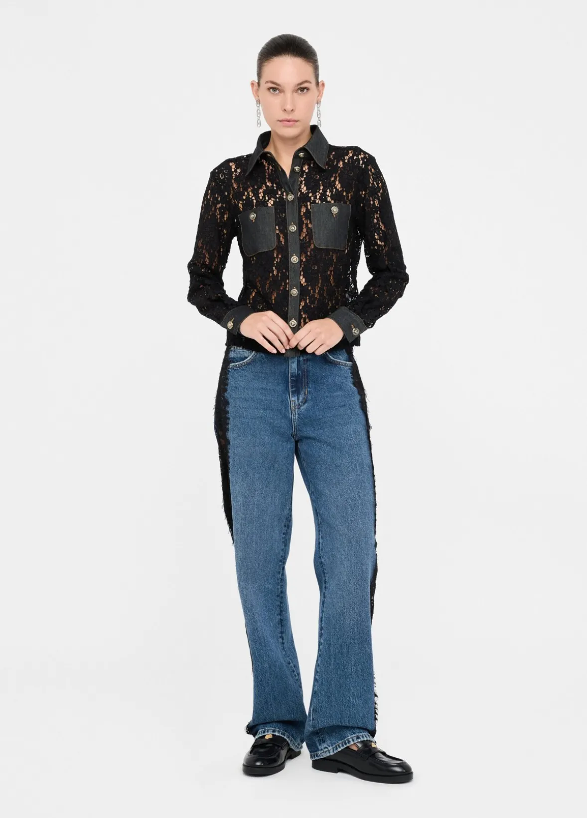 Camicia in pizzo