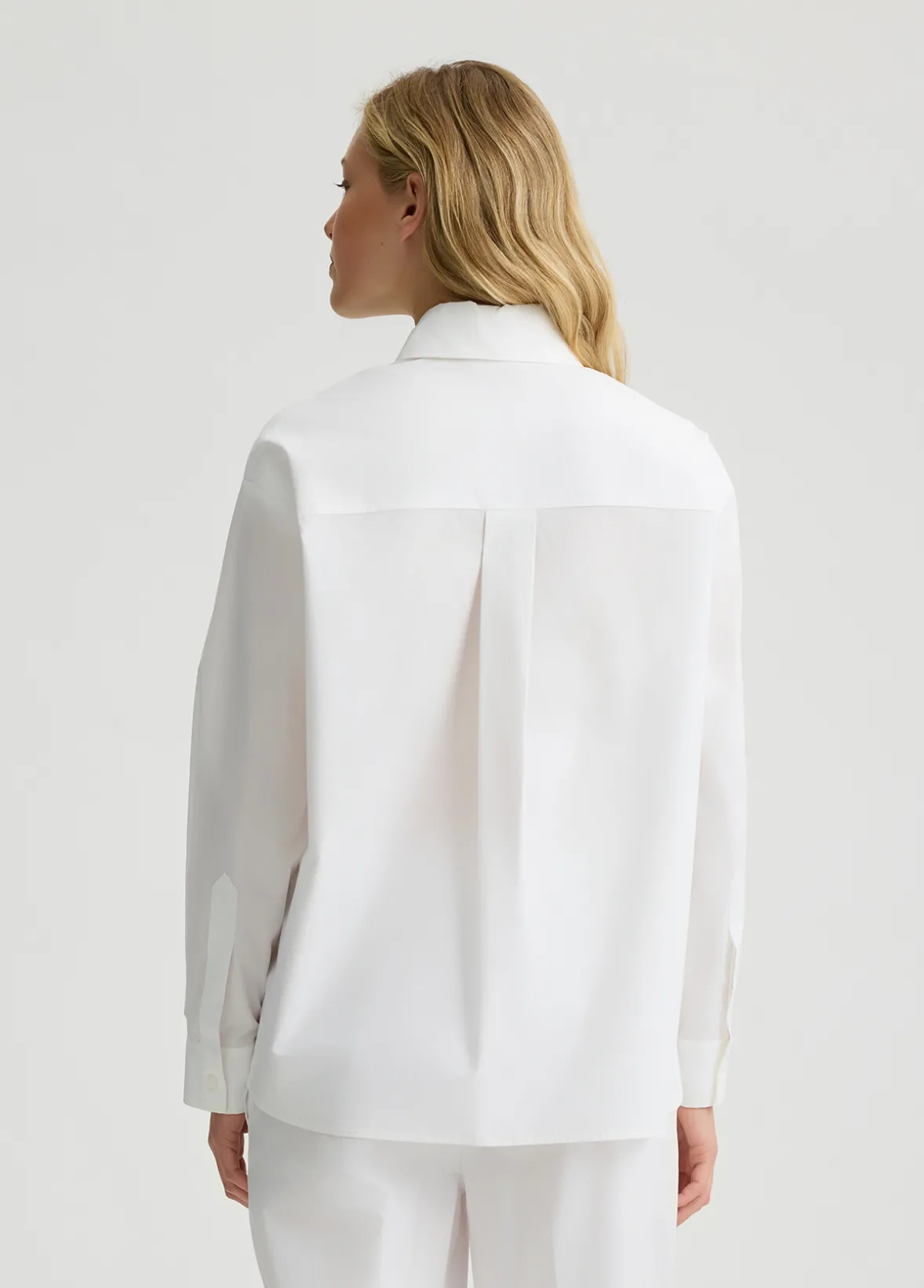 Camicia in popeline e organza