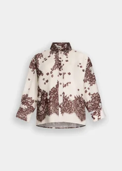 Camicia in twill stampato