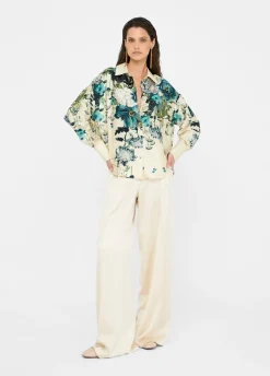 Camicia in twill stampato