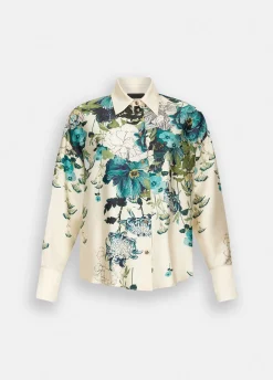 Camicia in twill stampato