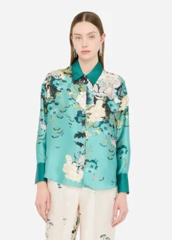 Camicia in twill stampato