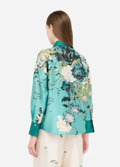Camicia in twill stampato
