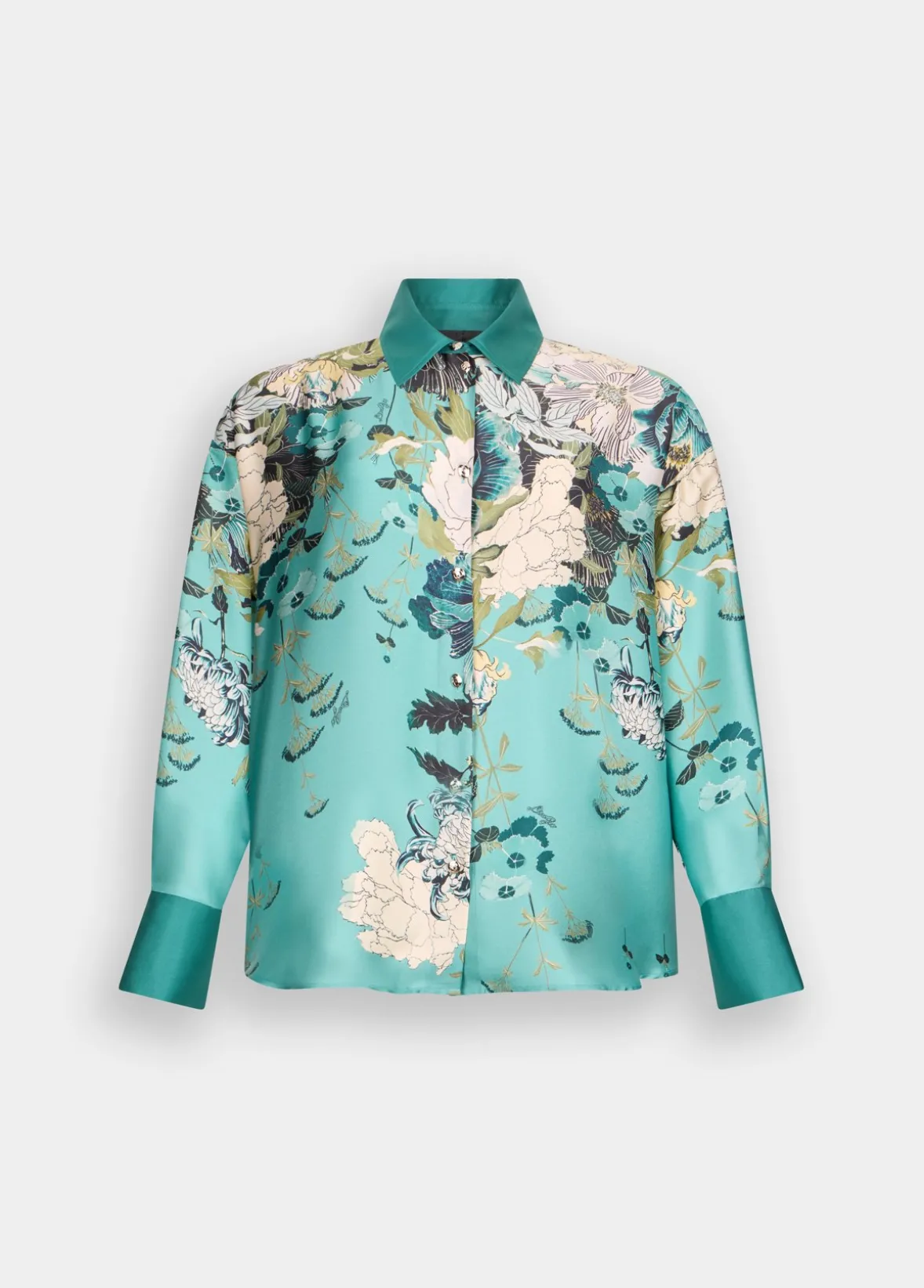 Camicia in twill stampato