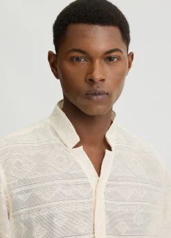 Camicia jacquard