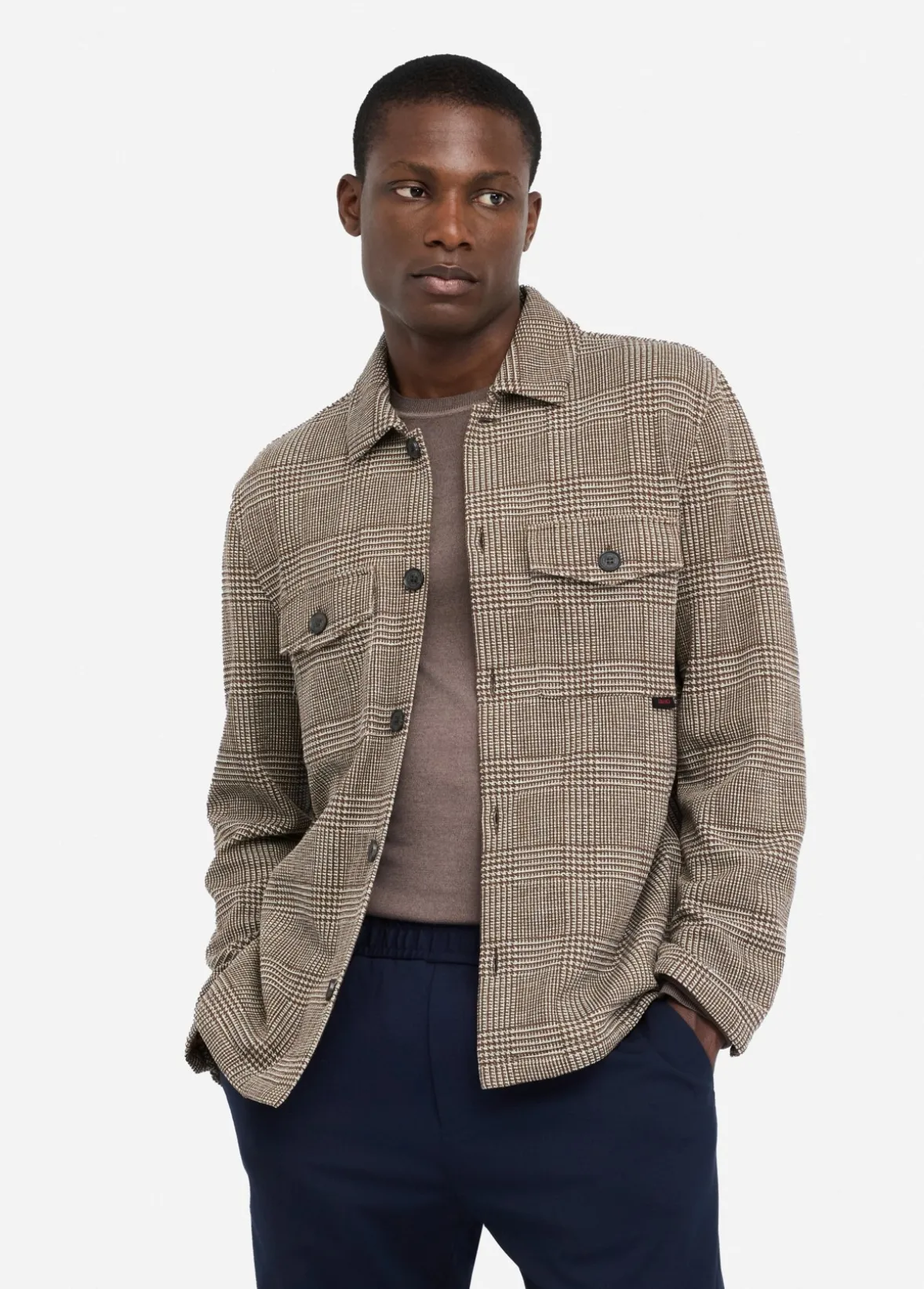 Camicia Principe di Galles in cotone