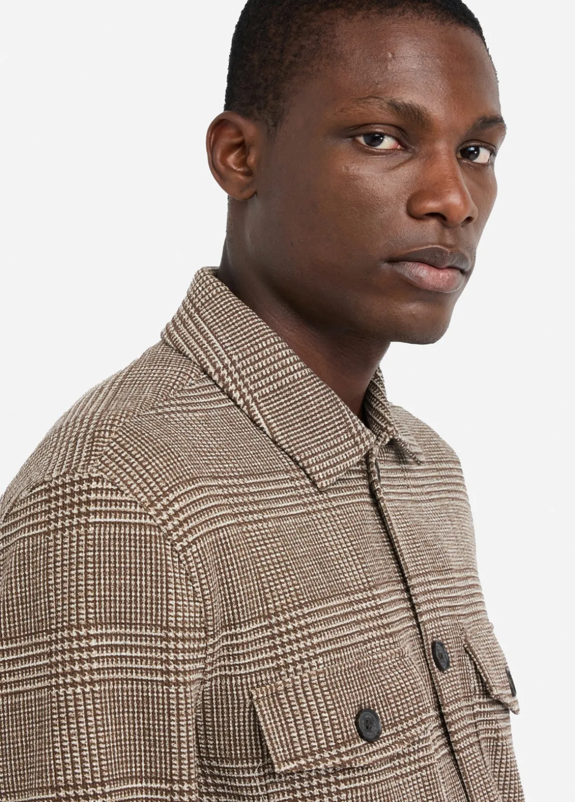 Camicia Principe di Galles in cotone