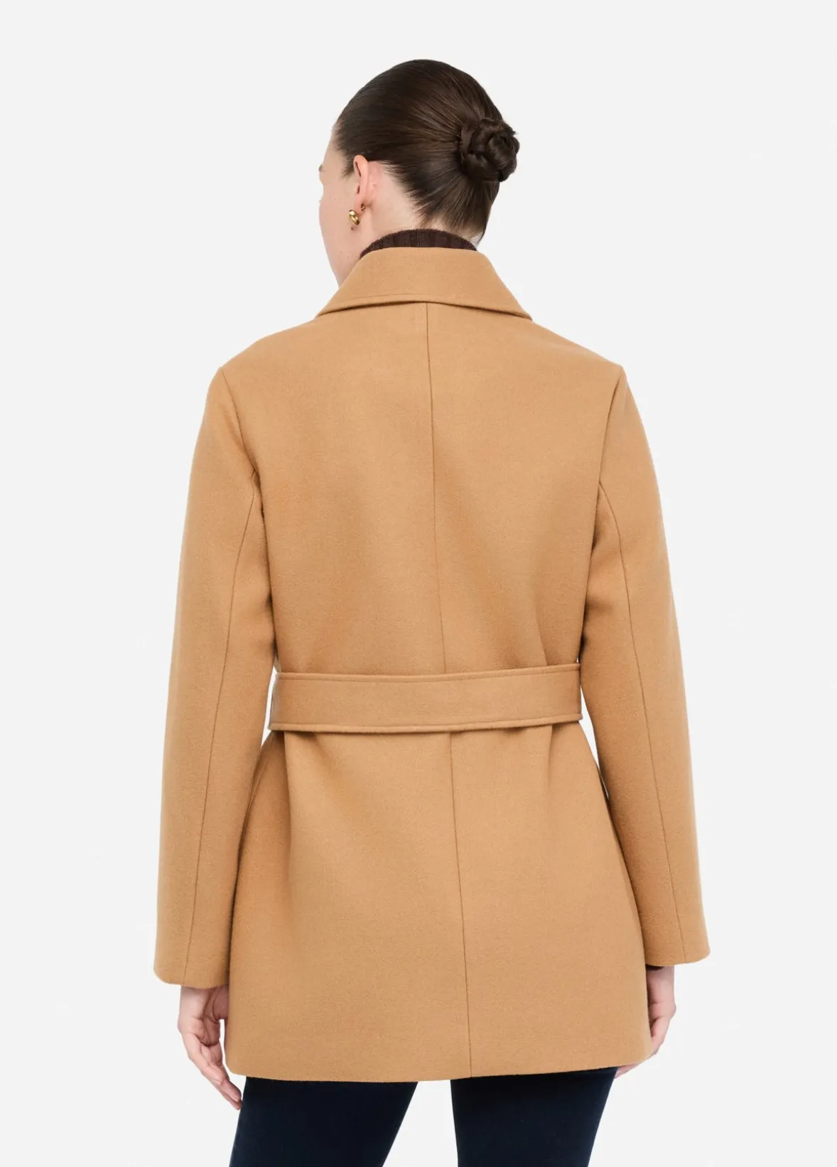 Cappotto con cintura