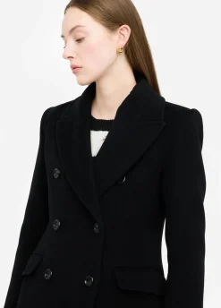 Cappotto doppiopetto in lana