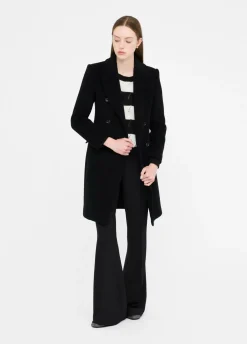 Cappotto doppiopetto in lana