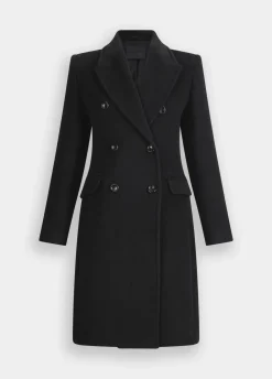 Cappotto doppiopetto in lana
