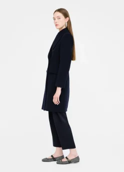 Cappotto doppiopetto in lana