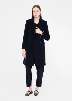 Cappotto doppiopetto in lana
