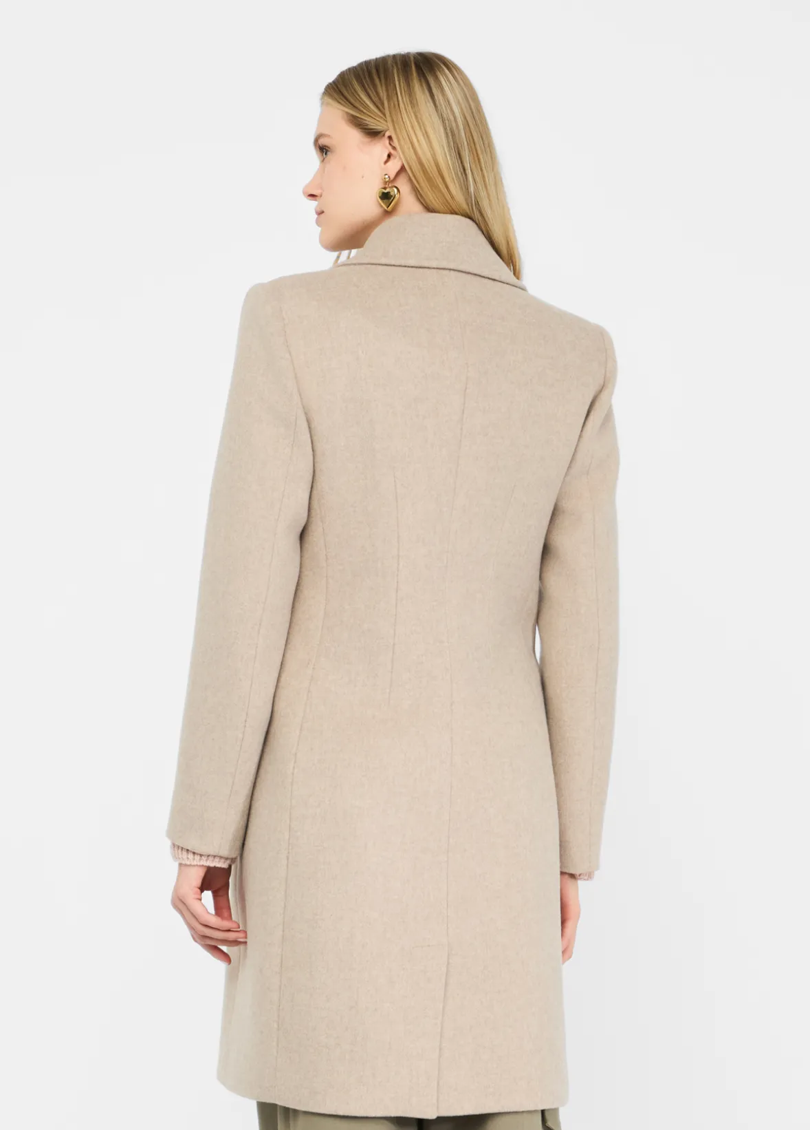 Cappotto doppiopetto in lana