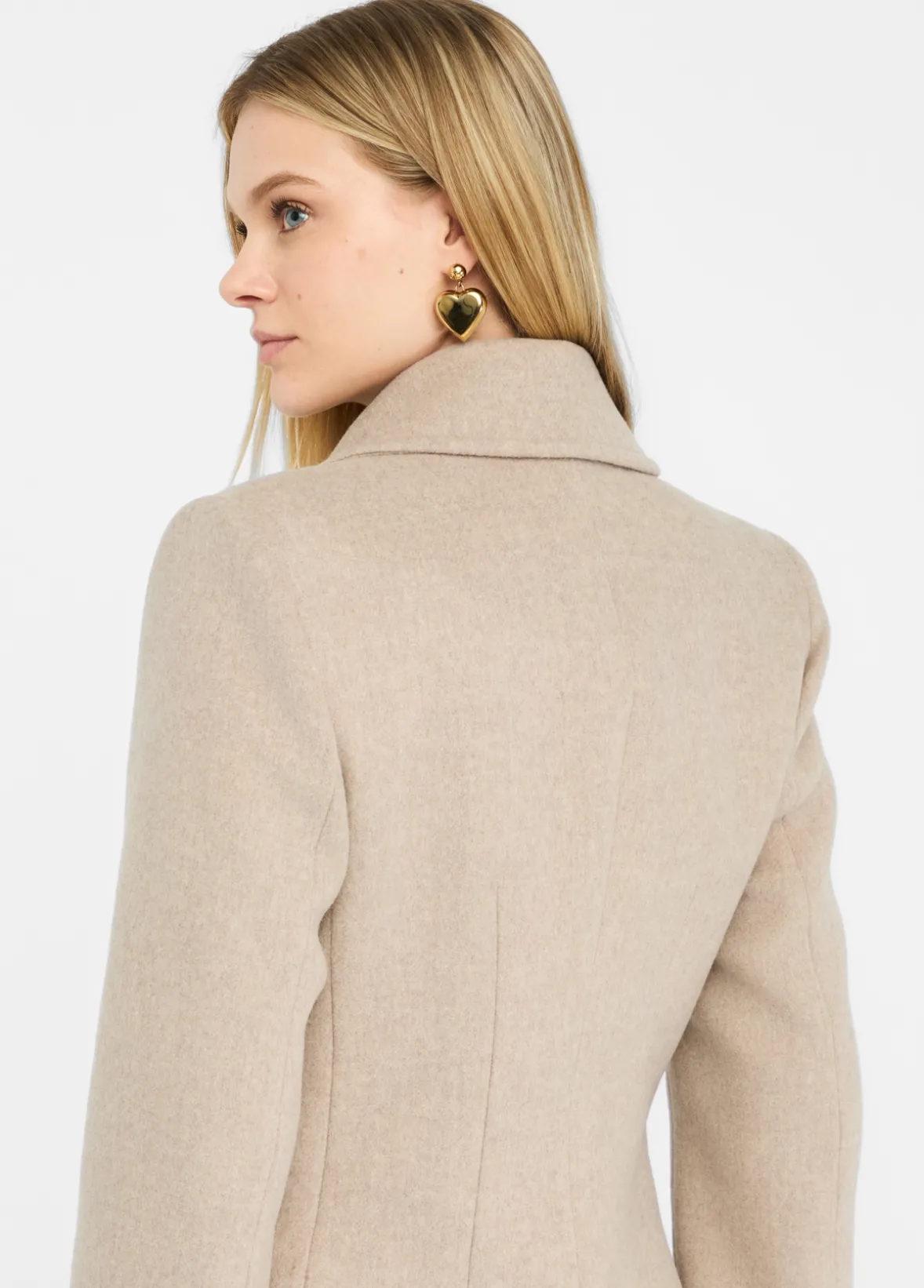 Cappotto doppiopetto in lana
