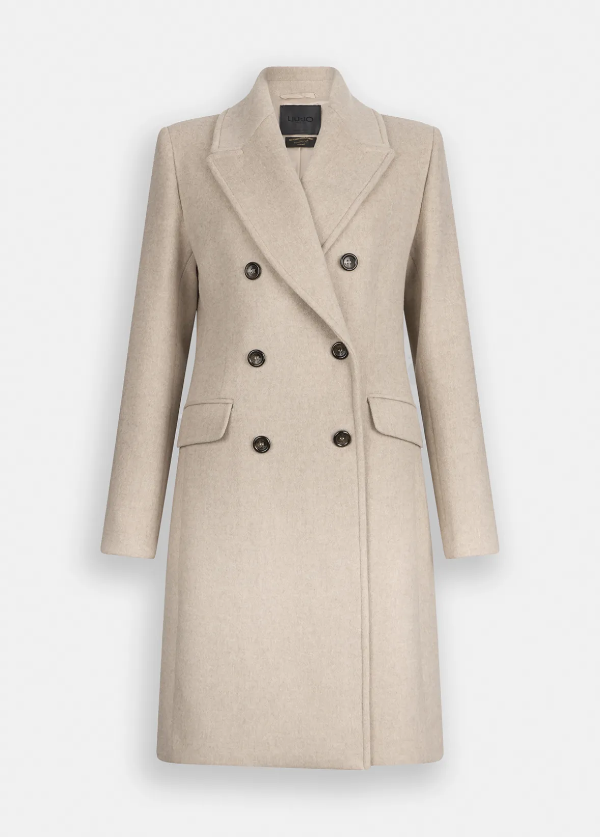 Cappotto doppiopetto in lana
