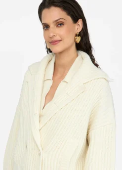 Cappotto in maglia di lana