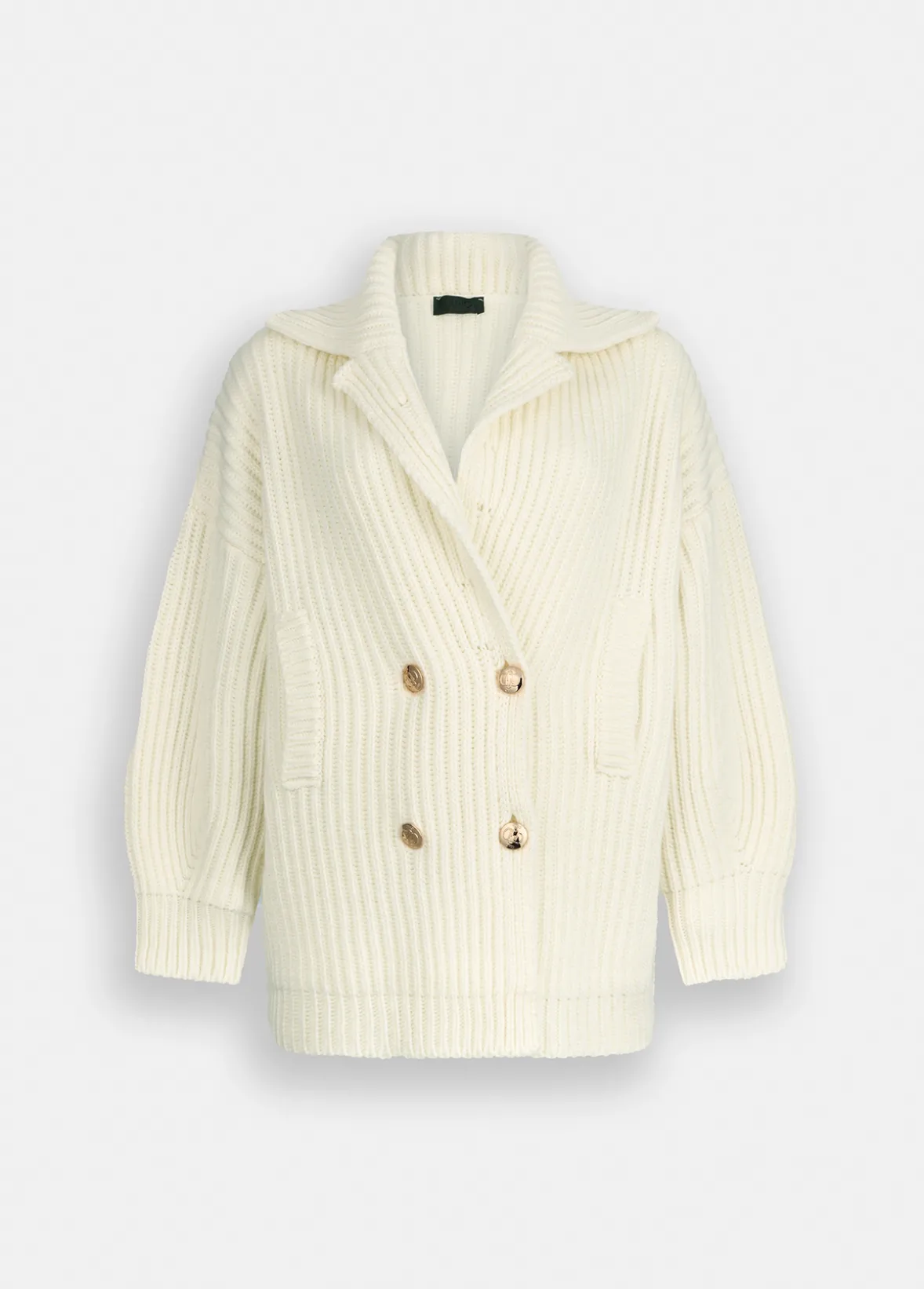 Cappotto in maglia di lana