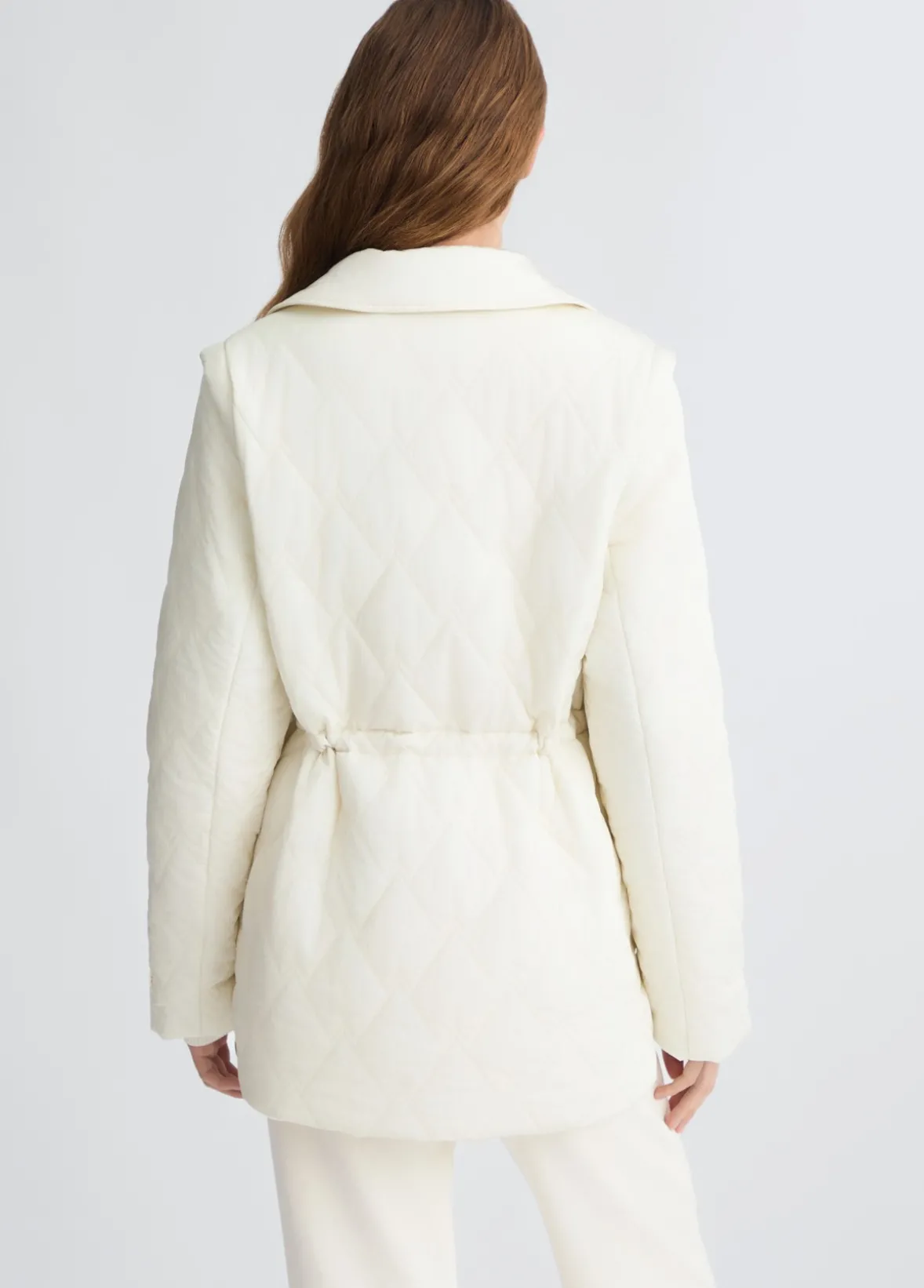 Cappotto in nylon trapuntato