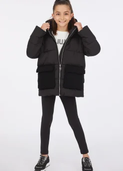 Cappotto in nylon trapuntato