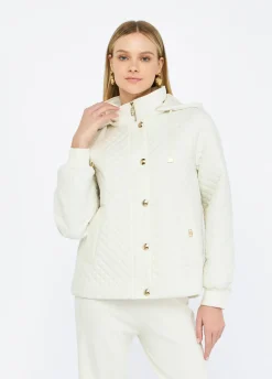 Cappotto in nylon trapuntato