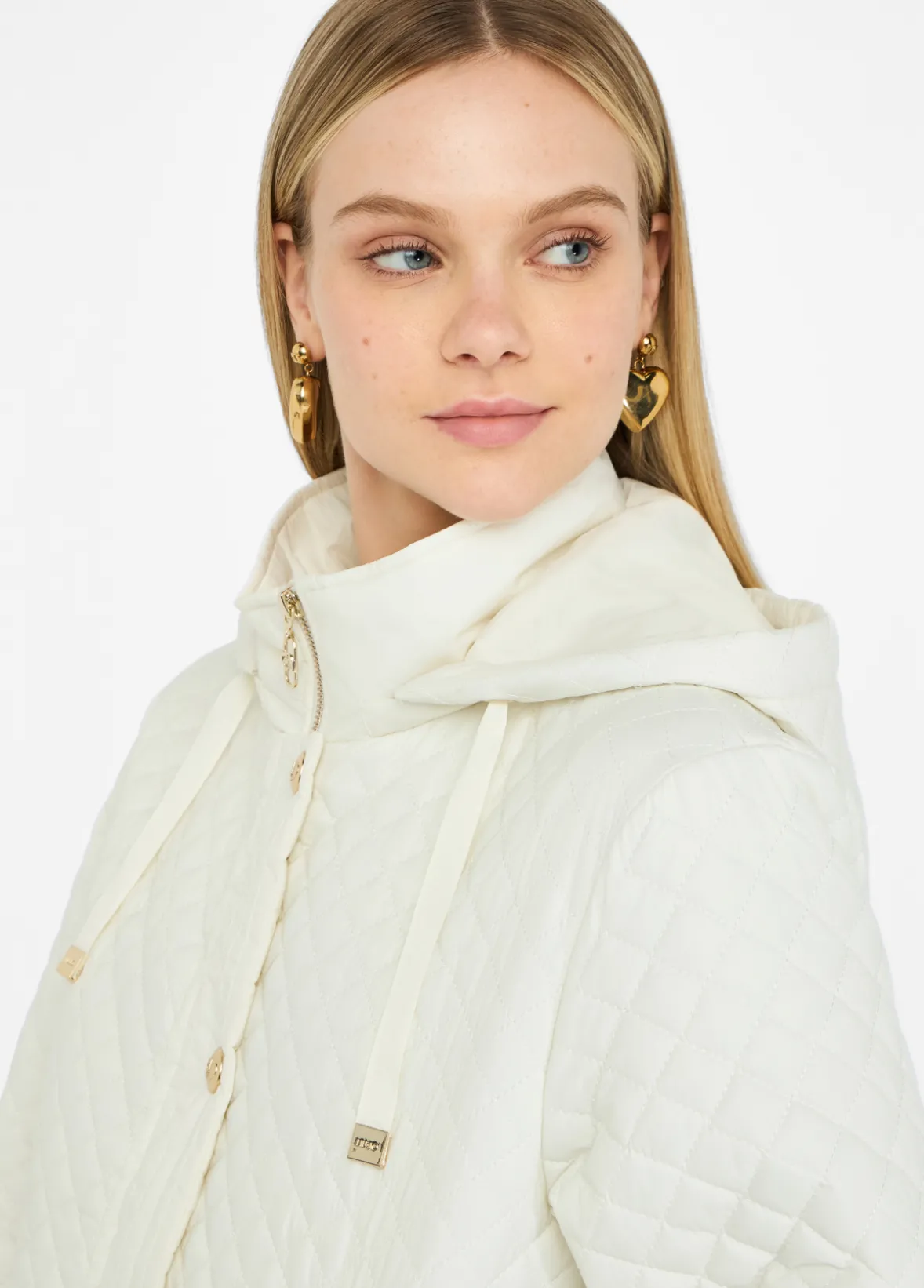 Cappotto in nylon trapuntato