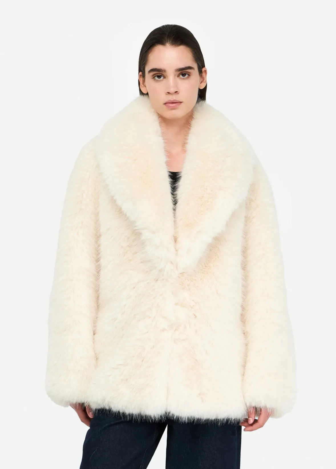 Cappotto in pelliccia sintetica