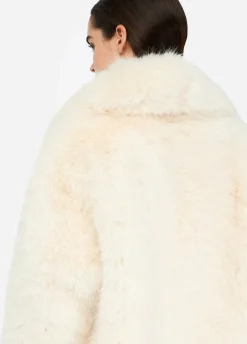 Cappotto in pelliccia sintetica