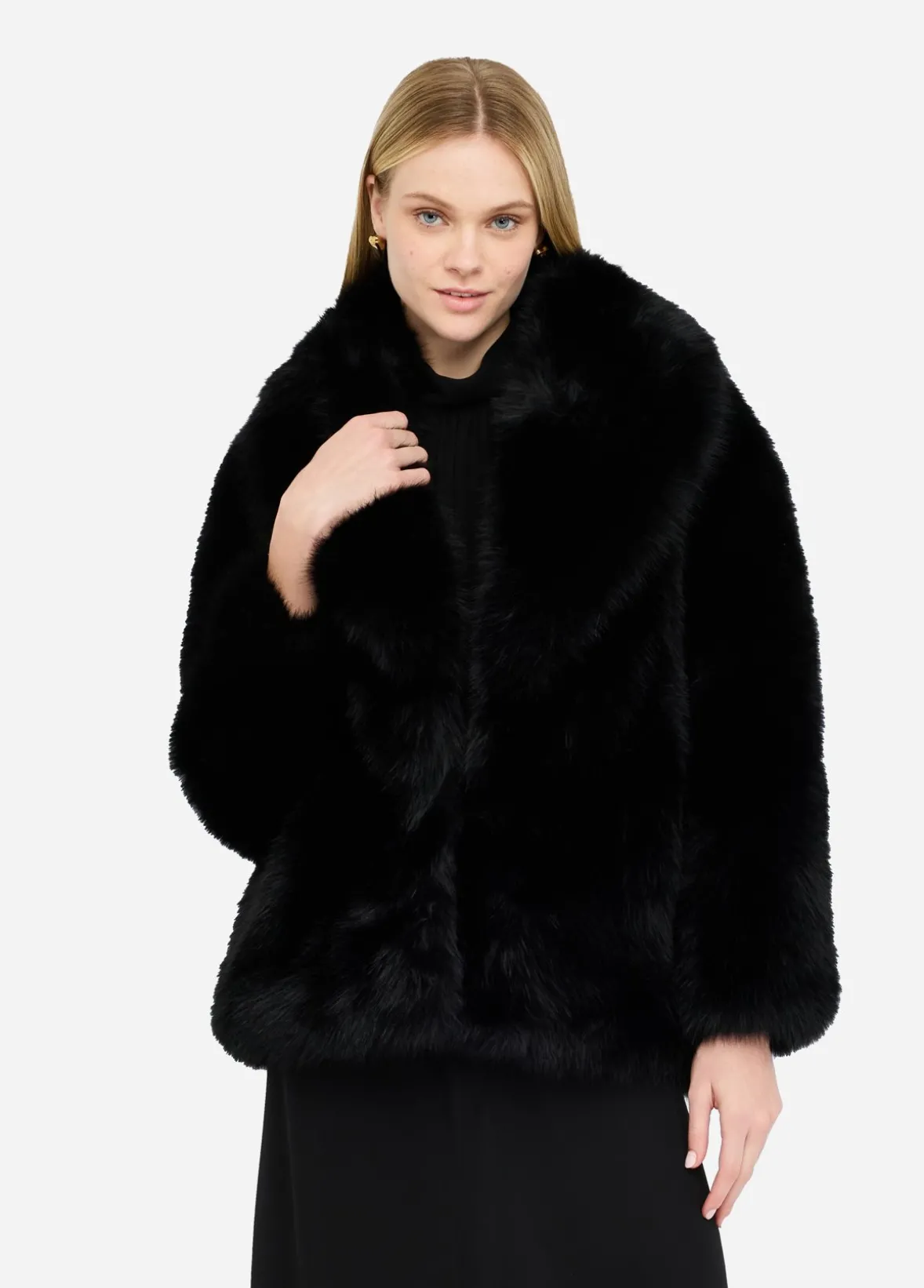 Cappotto in pelliccia sintetica