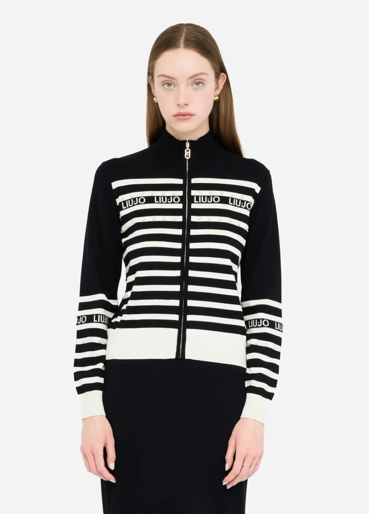 Cardigan a righe