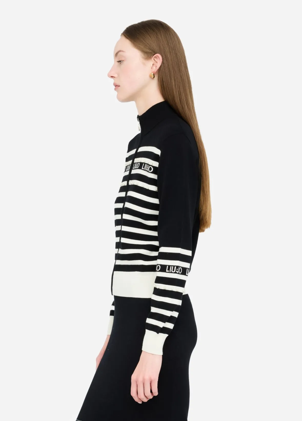 Cardigan a righe