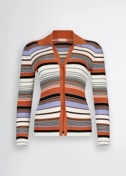 Cardigan a righe
