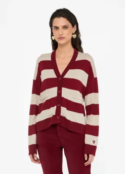 Cardigan a righe