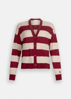Cardigan a righe