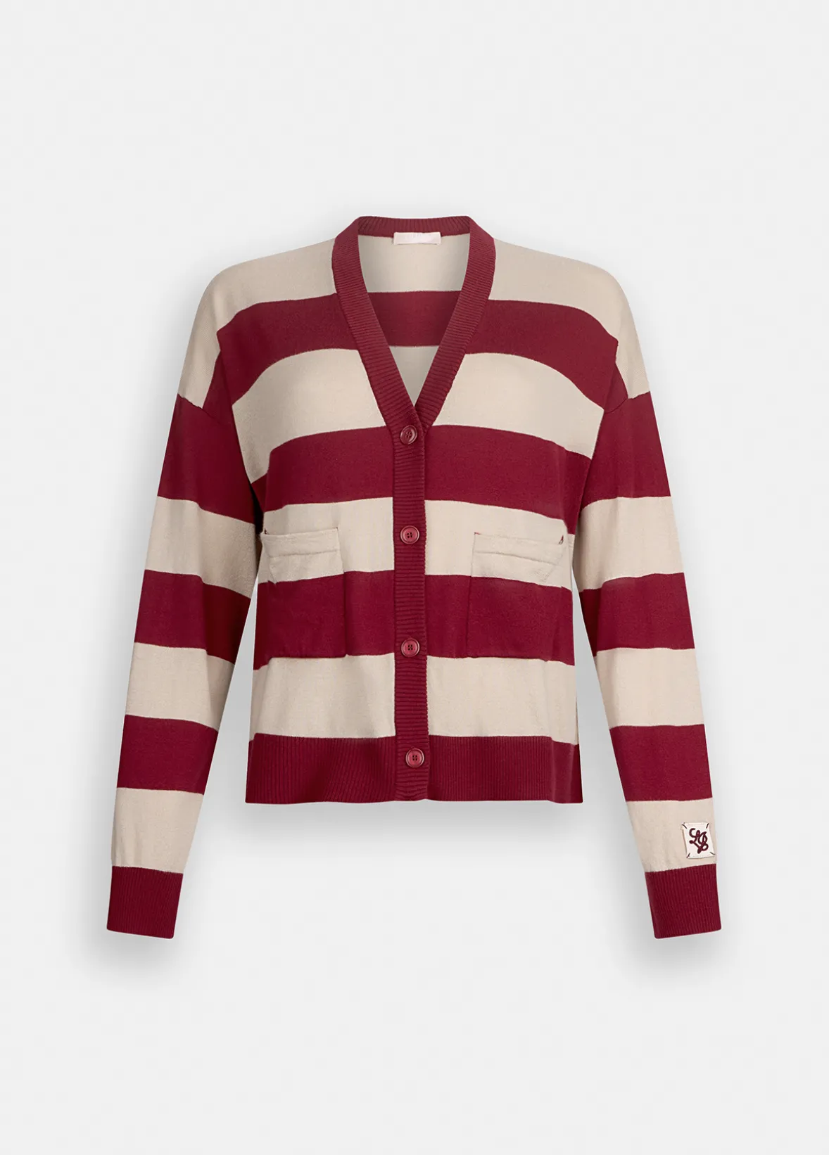 Cardigan a righe