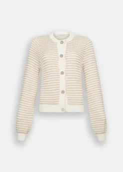 Cardigan a righe lurex®