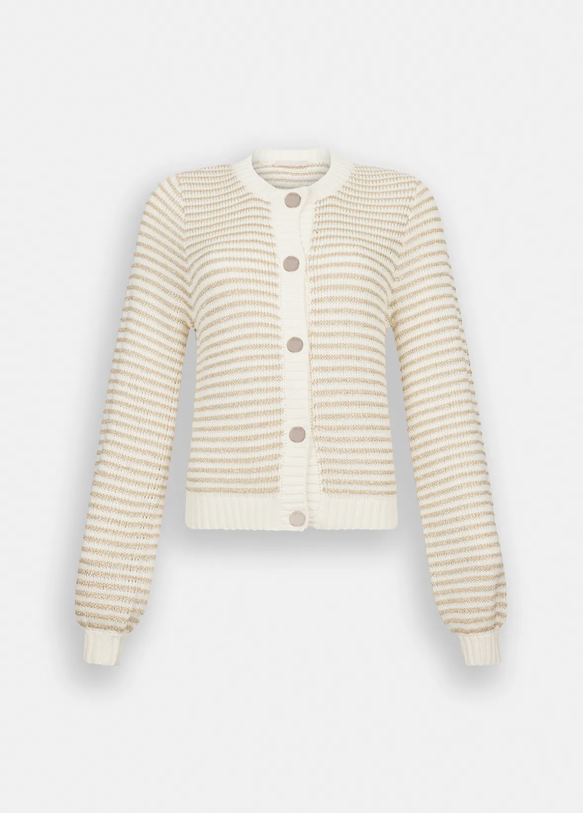 Cardigan a righe lurex®
