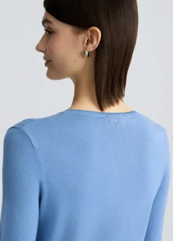 Cardigan con bottoni gioiello