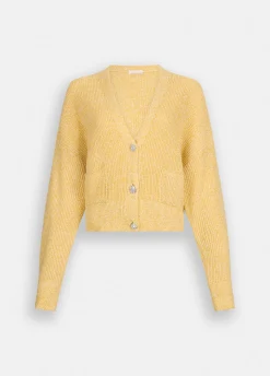 Cardigan con bottoni gioiello