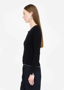 Cardigan con dettagli in lurex®
